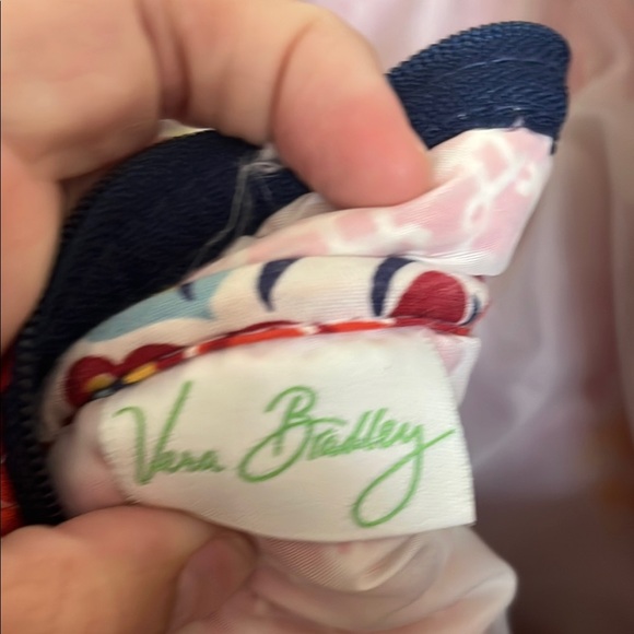 Vera Bradley Red and Pink Floral Tote - Picture 6 of 6